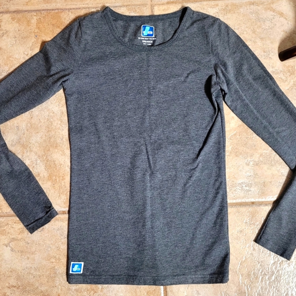 Adar Dark Grey Lonsleeve Shirt Size-XXS